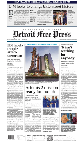 Cover of Detroit Free Press