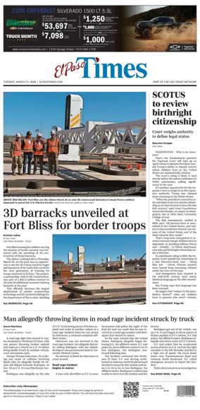Cover of El Paso Times