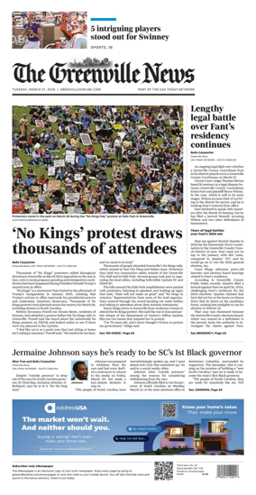 Cover of The Greenville News