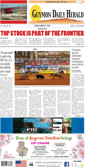 Cover of Guymon Daily Herald