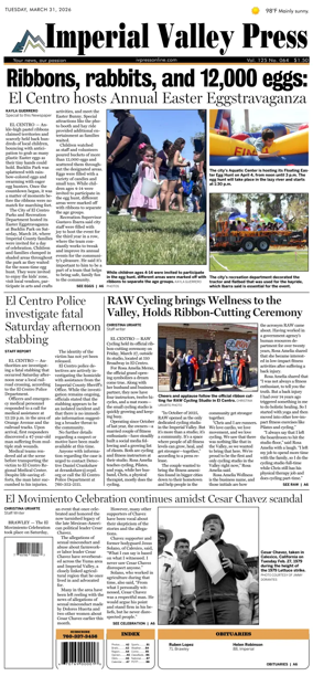 Cover of Imperial Valley Press