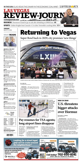 Cover of Las Vegas Review-Journal