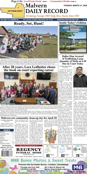 Cover of Malvern Daily Record