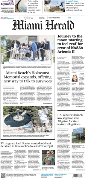 Cover of Miami Herald