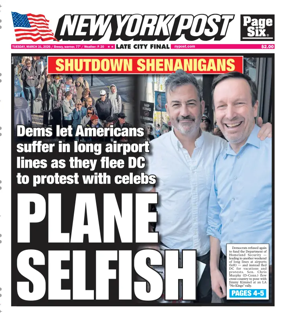 Cover of New York Post