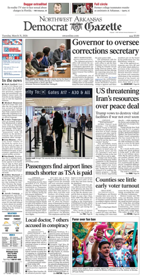 Cover of Northwest Arkansas Democrat-Gazette
