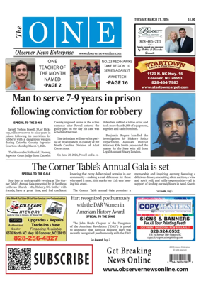 Cover of Observer News Enterprise