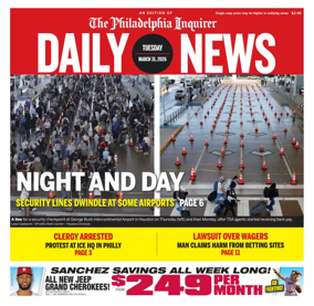 Cover of Philadelphia Daily News