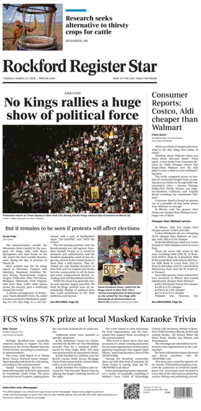 Cover of Rockford Register Star