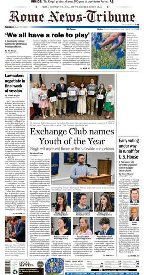 Cover of Rome News-Tribune