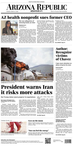 Cover of The Arizona Republic