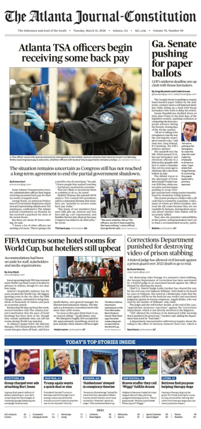 Cover of The Atlanta Journal-Constitution