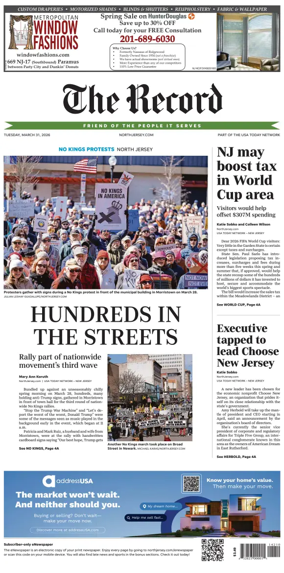 Cover of The Bergen Record