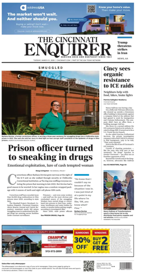 Cover of The Cincinnati Enquirer