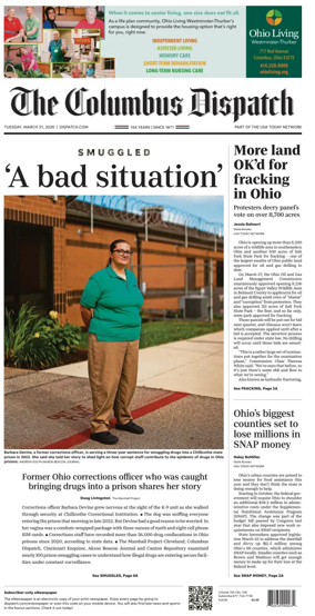 Cover of The Columbus Dispatch