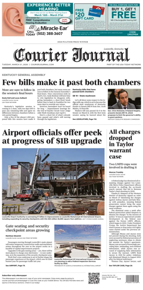 Cover of The Courier-Journal (Louisville)