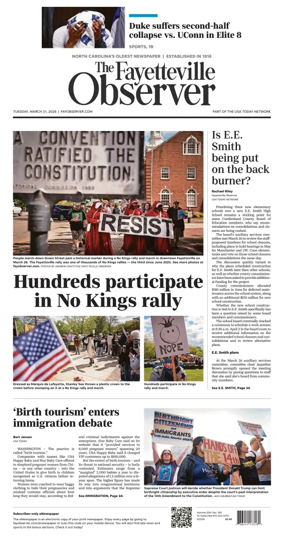 Cover of The Fayetteville Observer