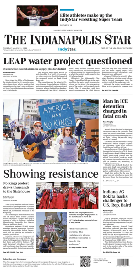 Cover of The Indianapolis Star