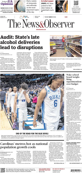 Cover of The News & Observer