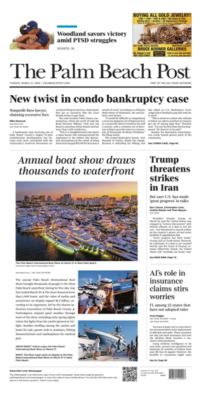 Cover of The Palm Beach Post