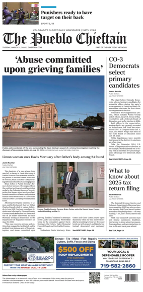 Cover of The Pueblo Chieftain