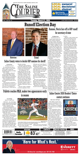 Cover of The Saline Courier