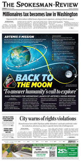 Cover of The Spokesman-Review (Spokane)