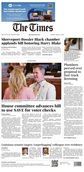 Cover of The Times (Shreveport)
