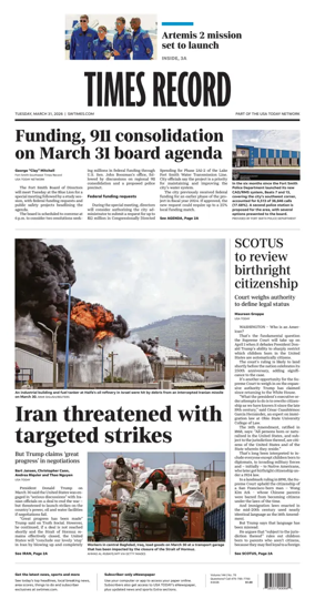 Cover of Times Record (Ft. Smith Southwest)