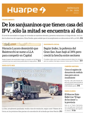 Cover of Diario Huarpe