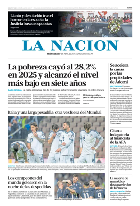 Cover of La Nacion