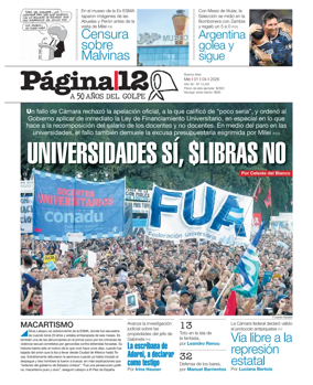 Cover of Pagina 12