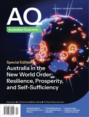 Cover of AQ: Australian Quarterly