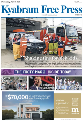 Cover of Kyabram Free Press