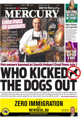 Cover of Mercury (Hobart)