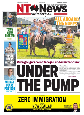 Cover of NT News