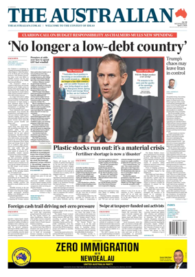 Cover of The Australian