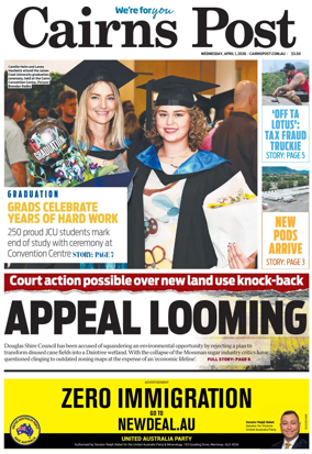 Cover of The Cairns Post