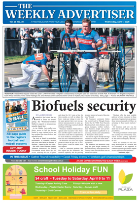 Cover of The Weekly Advertiser Horsham