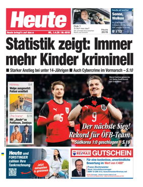 Cover of Heute - Niederosterreich Ausgabe