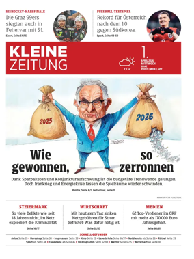 Cover of Kleine Zeitung Steiermark