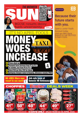 Cover of The Midweek Sun