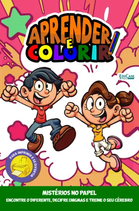 Cover of Aprender e Colorir