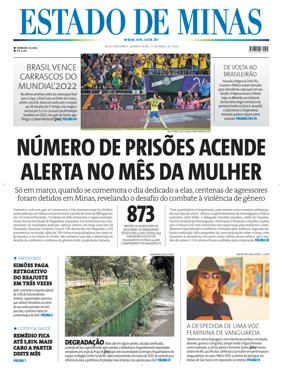 Cover of Estado de Minas (Brazil)