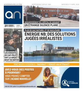 Cover of Acadie Nouvelle