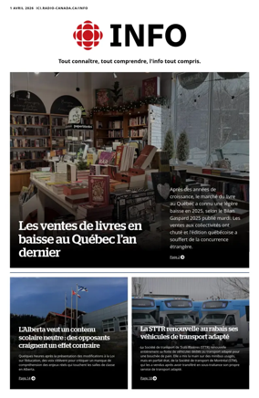 Cover of Radio-Canada Info
