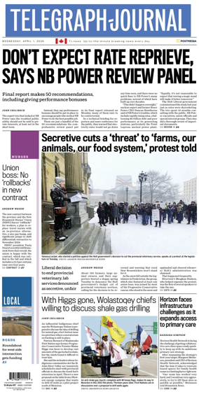 Cover of Telegraph-Journal