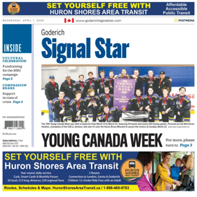 Cover of The Goderich Signal-Star