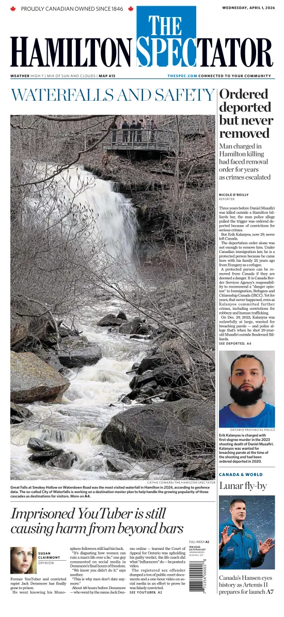 Cover of The Hamilton Spectator