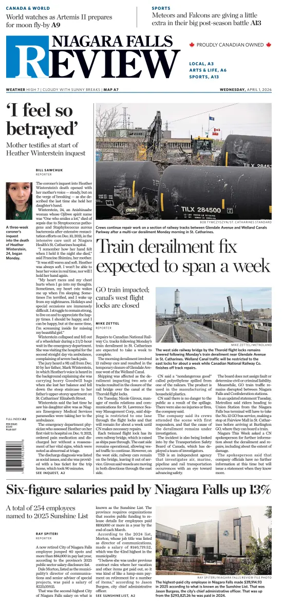 Cover of The Niagara Falls Review